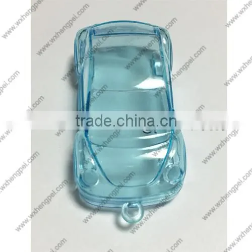 Cleverish portable cute car plastic storage jewelry wedding box kit