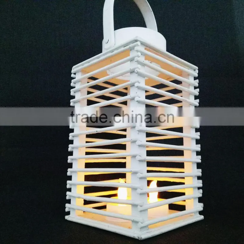 Wooden lanterns are multi-style LED candles