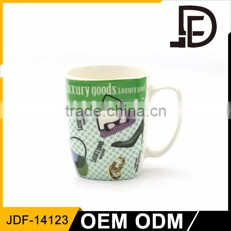 Drinkware pottery 12oz blank sublimation photo mug, sublimation ready mug