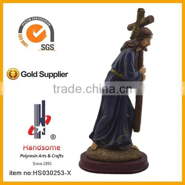 Resin wood crucifix cross crucifix statue fashion crucifix pendant