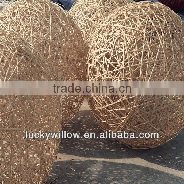 Pretty hanging decorative willow ball with light