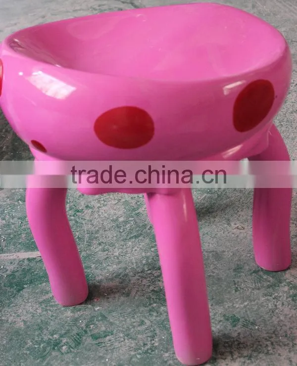 2014 new design fiberglass jellyfish stool