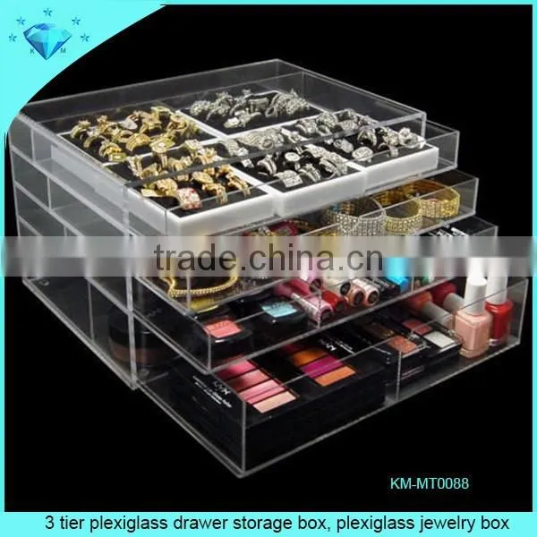 Clear acrylic candy dispenser box with acrylic tube wholesale