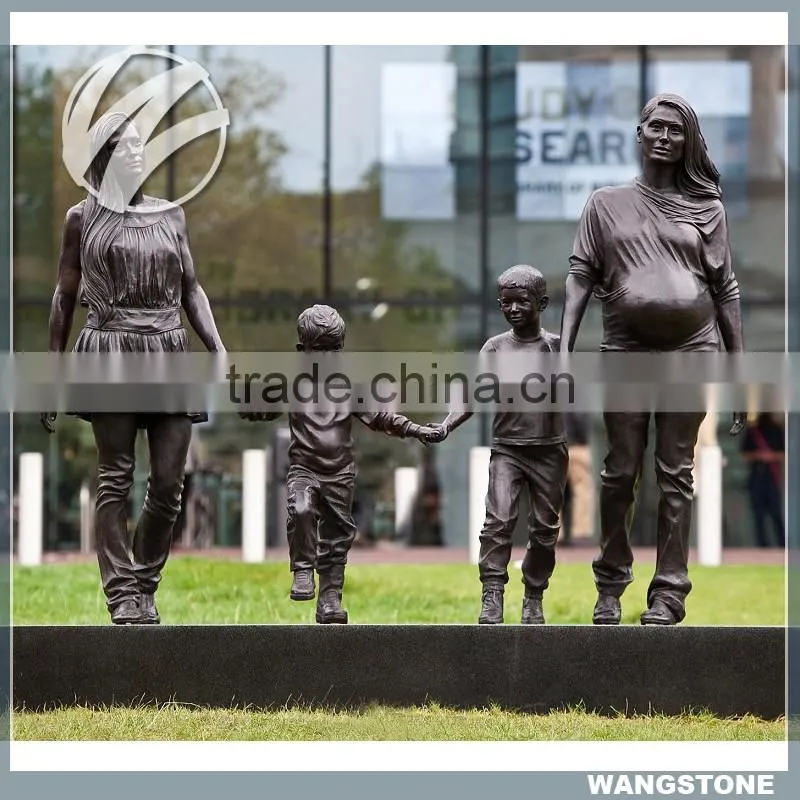 Modern Garden Big Hand Bronze Art Work Statue