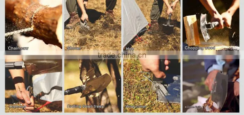 4X4 Off Road Part Jeep Accessories Multifunction Shovel With More Than 30 Functions