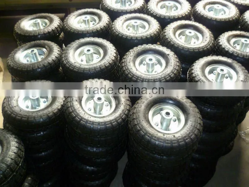4.10 3.50-4 Pneumatic Rubber Wheel