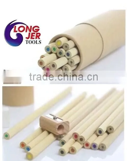 17pcs wood carpenter color pencils