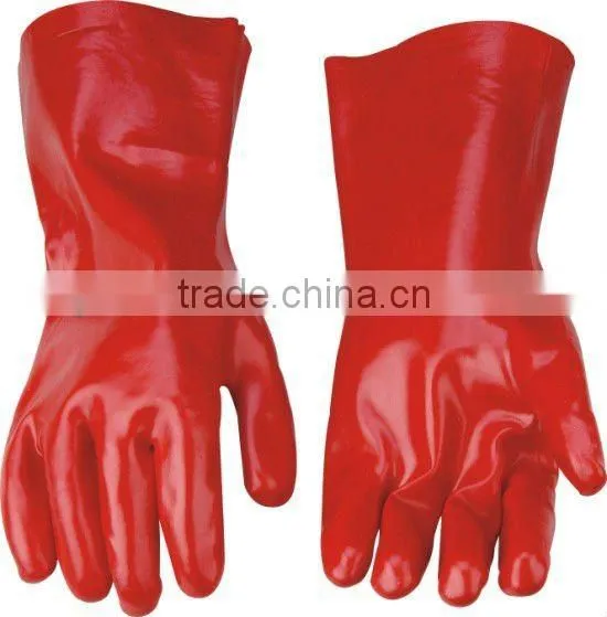 PVC working gloves