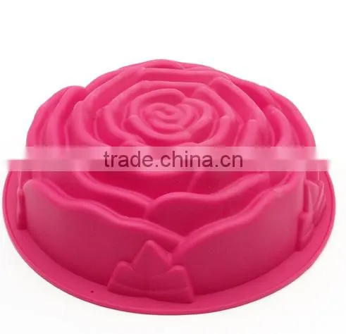 10133ose Shape Silicone cake Mold