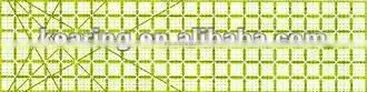Kearing Chinese Manufacturer OEM 18'' & 45cm Plastic Pattern Grading Ruler # 8095