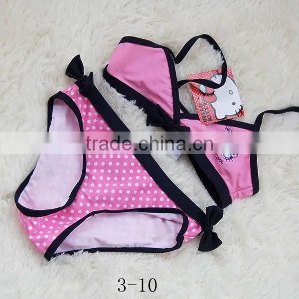 Girl's two pieces printed swimwear,swimsuit