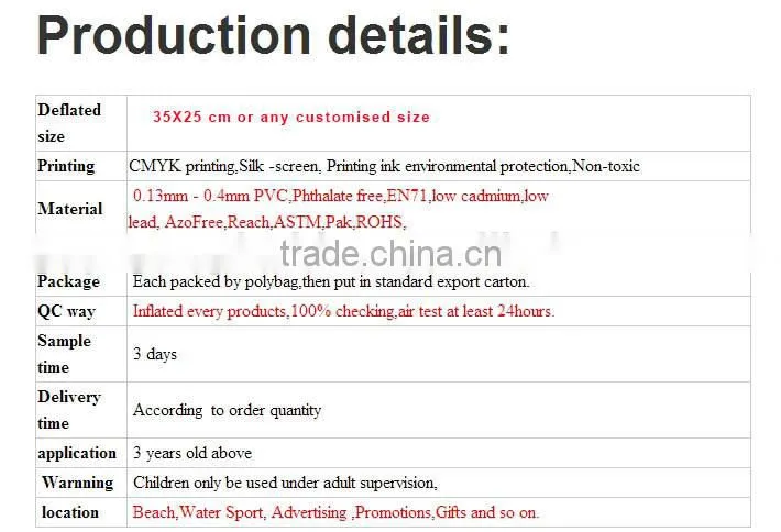 best promotions inflatable beach pillow