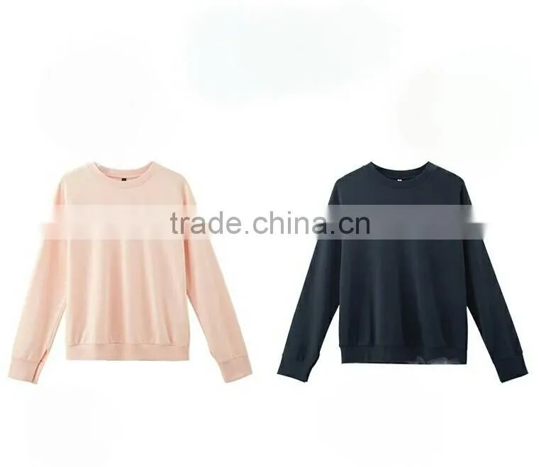 New fashion blank white cotton hoodie