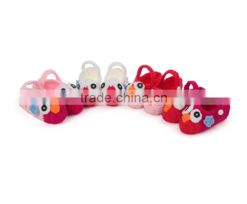 cute handmake crochet shoes baby fashion shoes