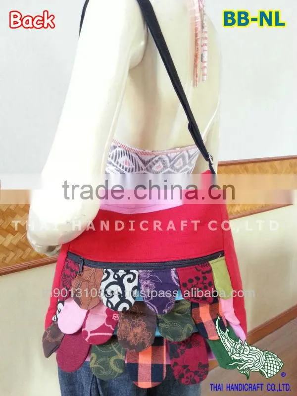 Hill Tribe shoulder bag Patchwork Fabric OWL