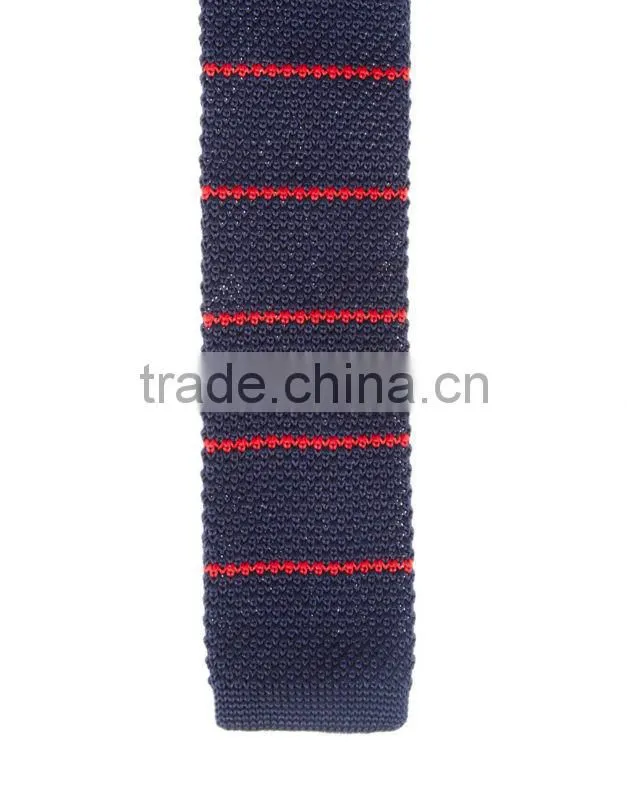 stripe knit ties