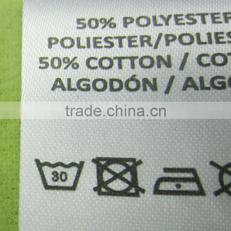 printed sew in labels