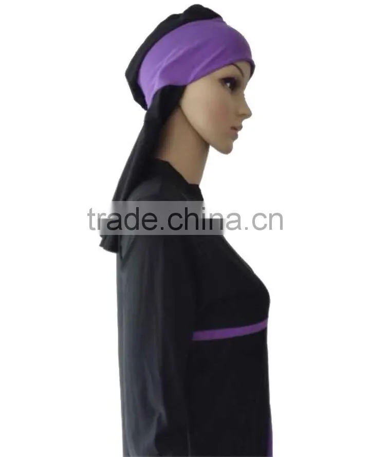 2016 Hot Sales Woman Ruffle Muslim Swimsuit Costume