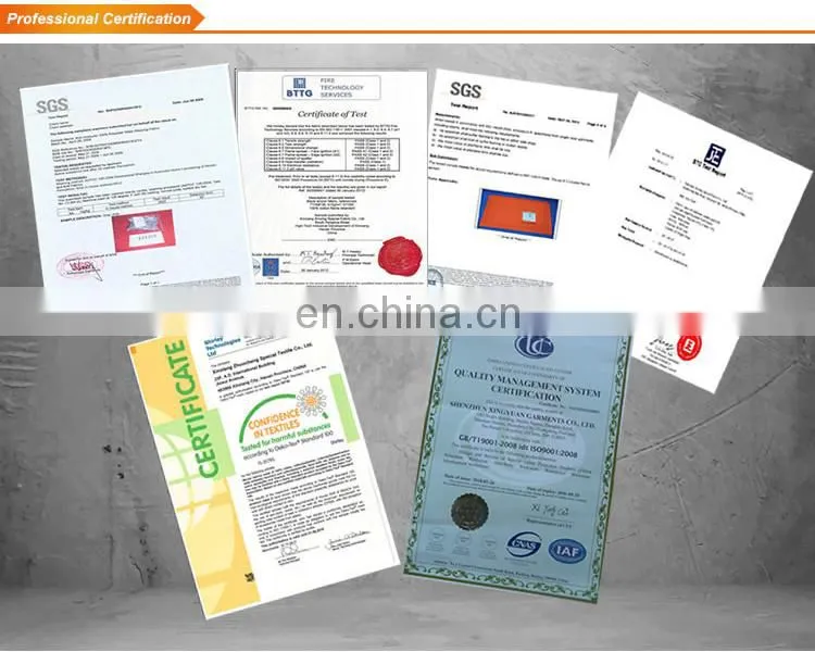 China supplier 100%Cotton fire retardant protective reflective safety clothing wholesale