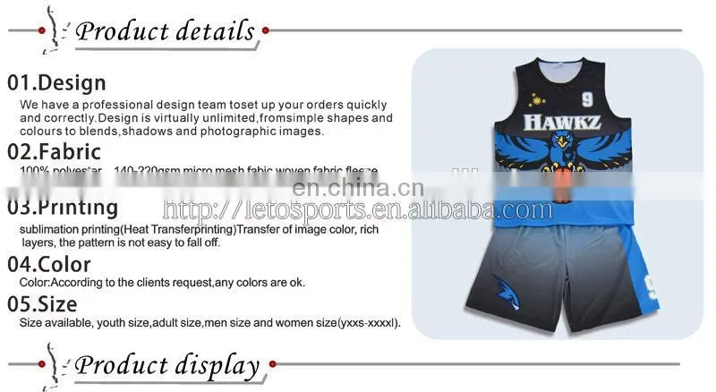 New Arrival custom player sleeveless basketball uniform&sets basketball training tops &shorts
