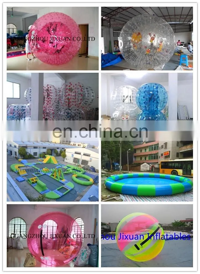 jixuan inflatable yellow pvc water roller ball walk on water