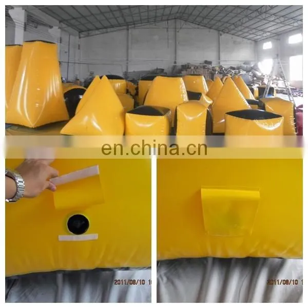 Interactive cheap inflatable paintball bunkers for sale
