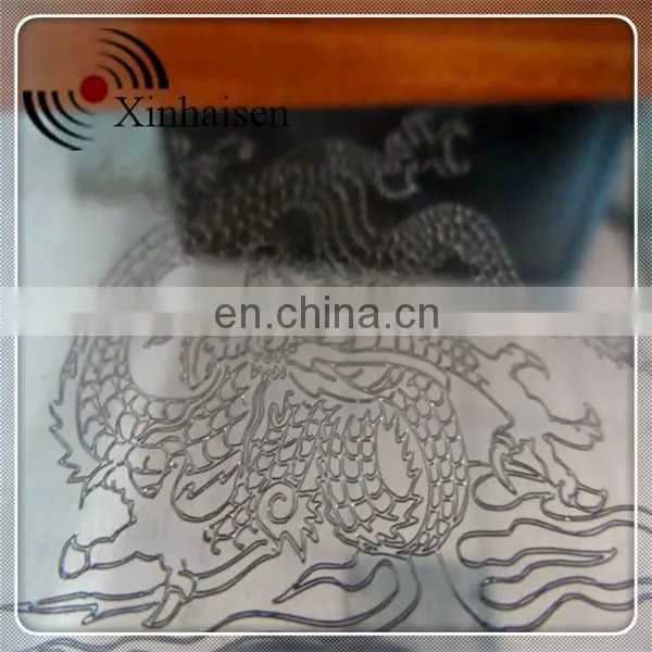 chemical etching pretty metal lamp chimney with unique design