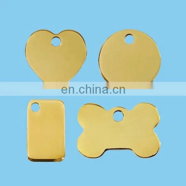 custom design tag brass plates