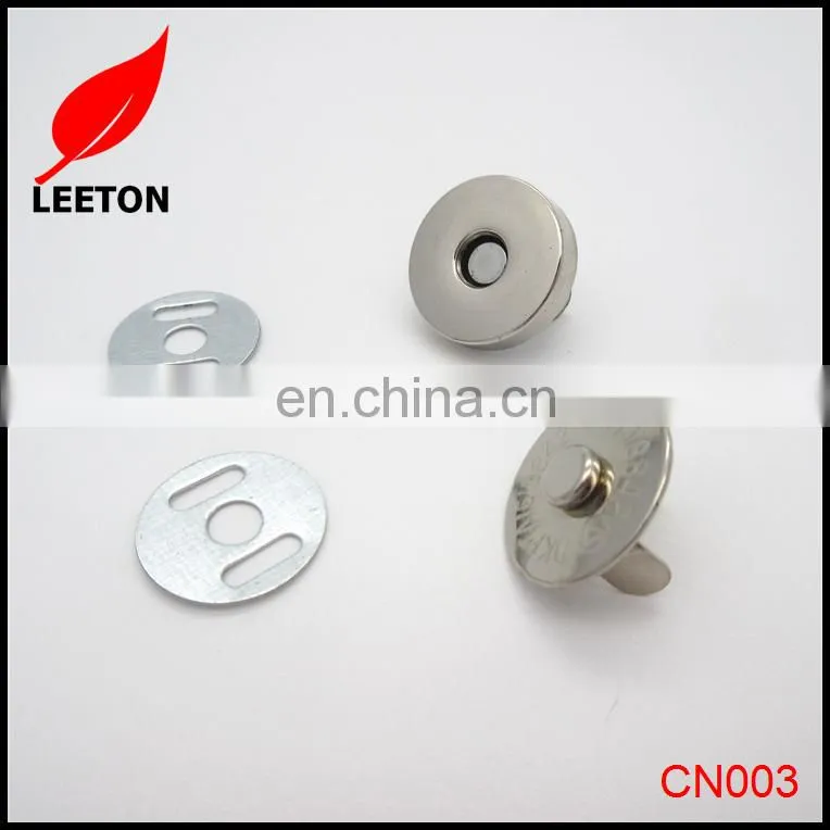 Factory supply 18mm magnetic snap button snap fastener for clothing