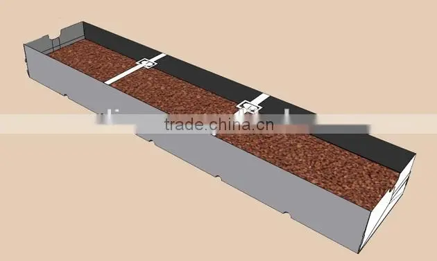 PVC Soilless Growing Troughing System