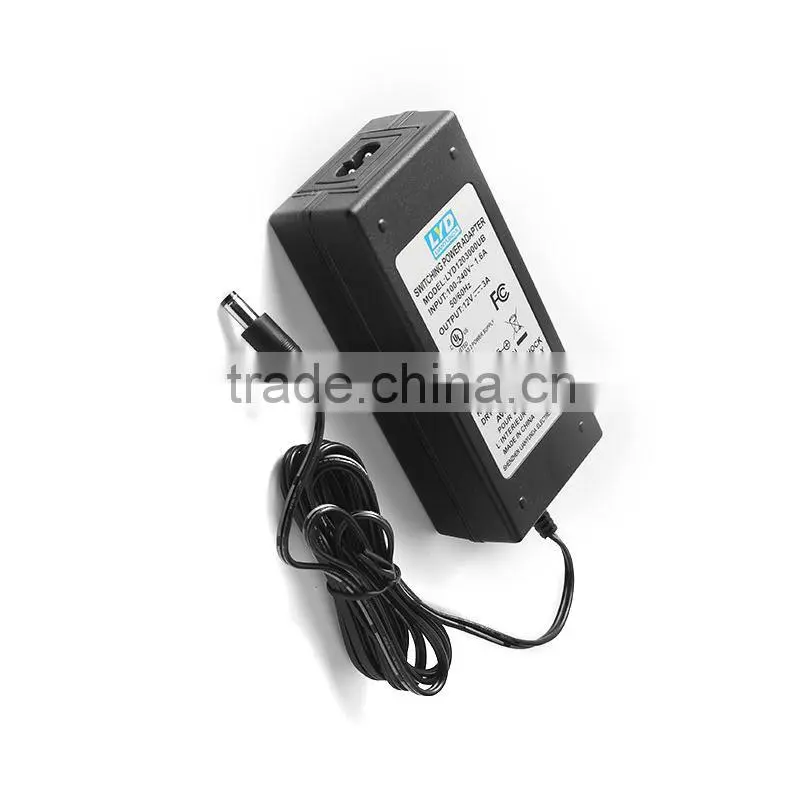 Universal 12V 3A power supply 12v 3000ma power adapter for thermal printer 36w transformer