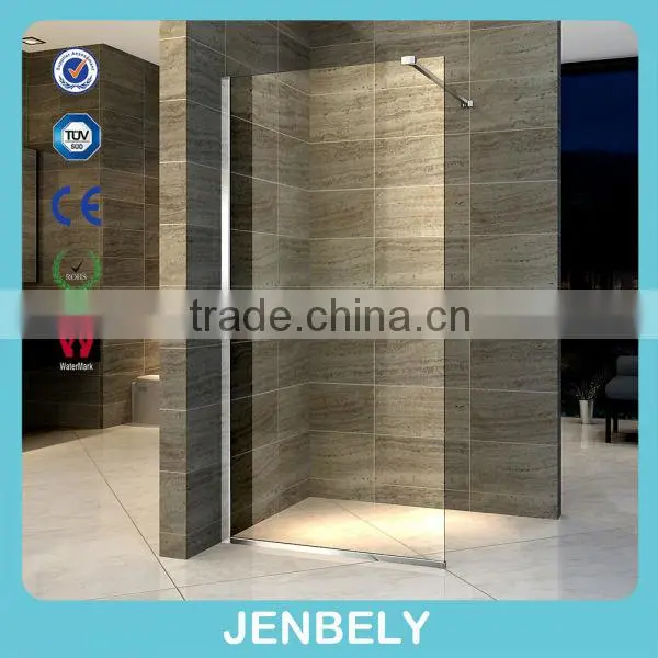 Walk-in frameless shower screen of economic