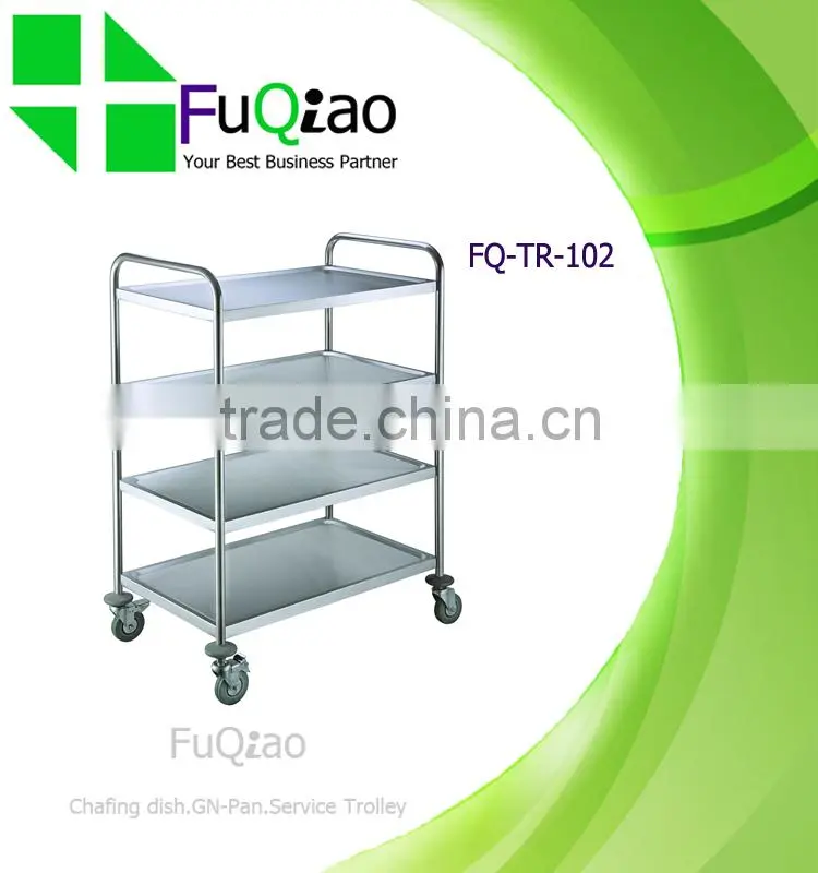 New Stainless Steel Service Trolley Designs 4 Layers
