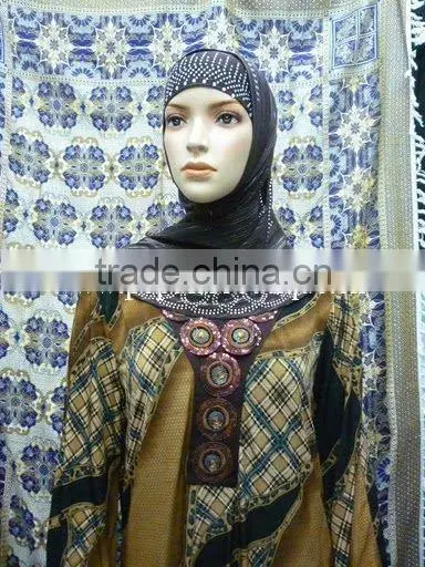 C254 Fashion Newest muslim abaya