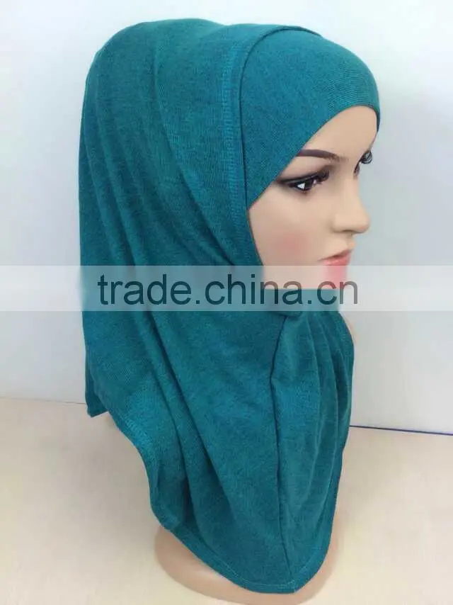 HOT 2015 cashmere ISLAMIC HEADSCARF;two piece MUSLIM HIJAB