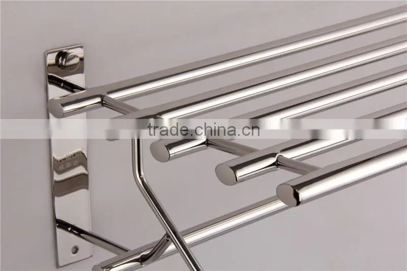 Wesda high quality stainless steel bathroom bath towel shelf A093