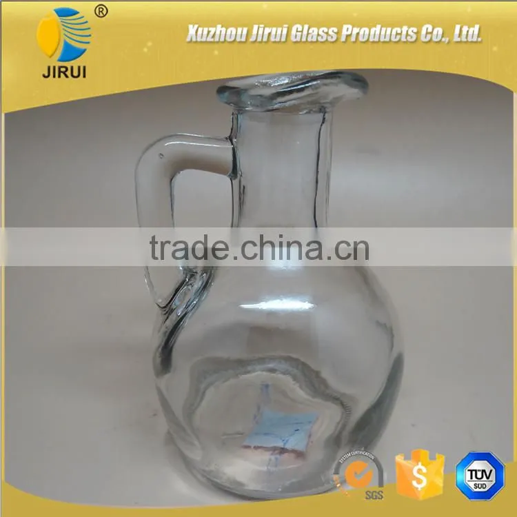 180ml glass oil bottle with handle