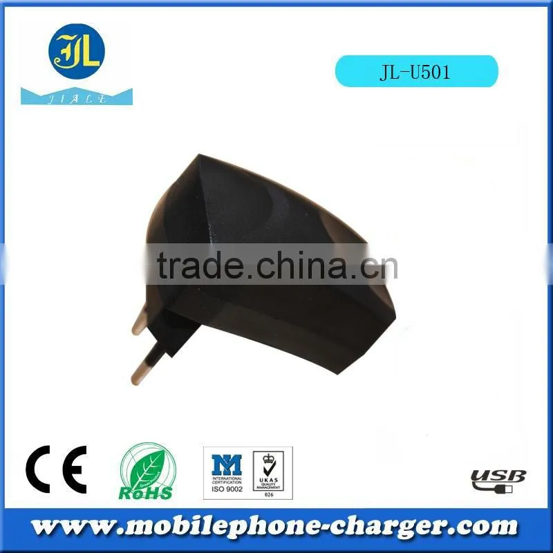 Universal USB Travel charger for all mobile phone top raw material wall charger