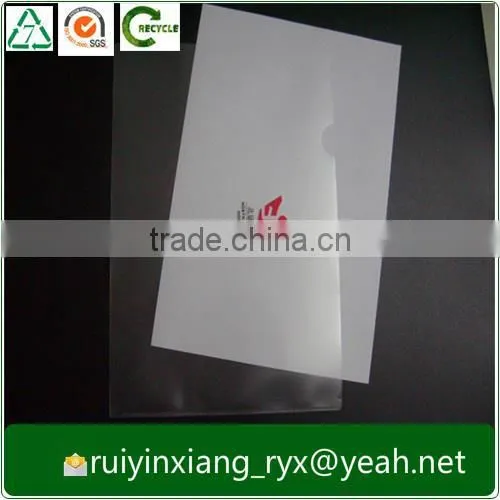 the ex factory price Chinese manufacturing custom plastic transparent folders