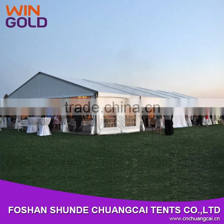 New Product Customized Luxury Party Marquee Aluminum Structures Exhibition Tent White Outdoor Party Wedding Tent For Event