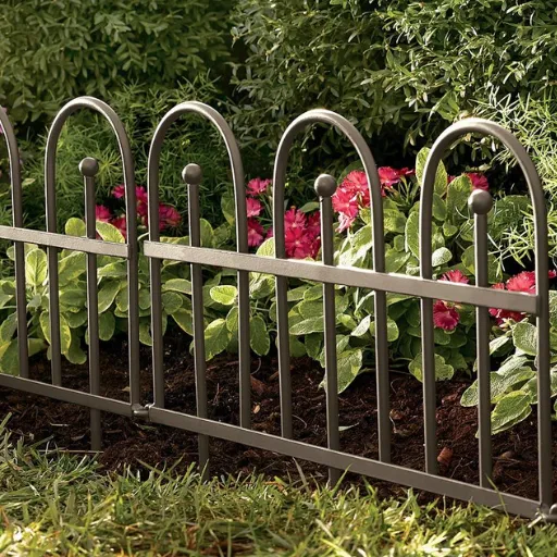 Wrought Iron Garden Edging Fence