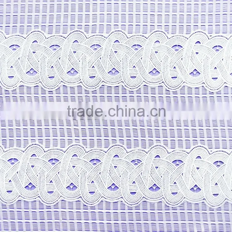 New special design best price fashion stretch water soluble french embroidery lace fabric