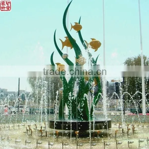 Stainless Steel Sculpture Metal Garden Art Modern Outdoor Matte Large Metal Garden