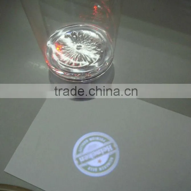 Promotional LED Logo Projector cups, led flashlight cup, led logo projection cup