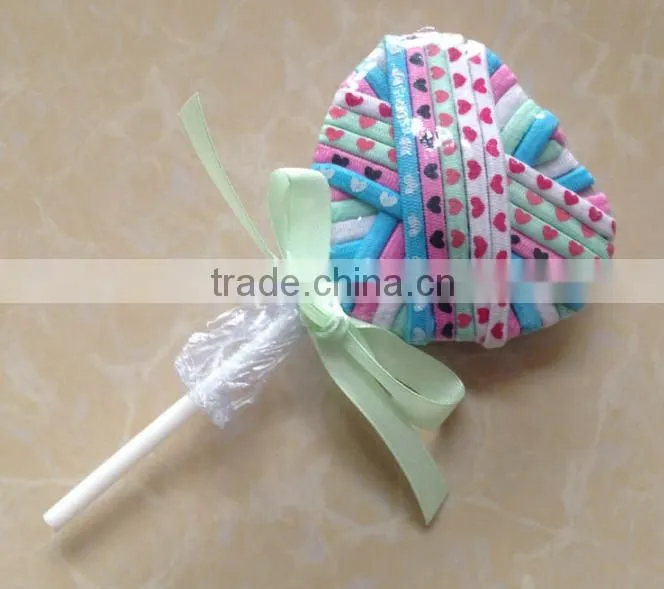 hot sale lollipop good quality custom printed elastic hair band