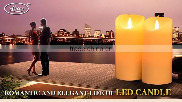 flickering led candle yellow led candle