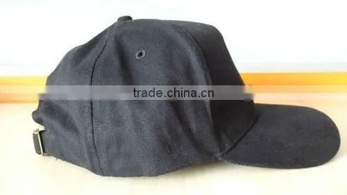 black custom cotton printing 5 panel hat custom