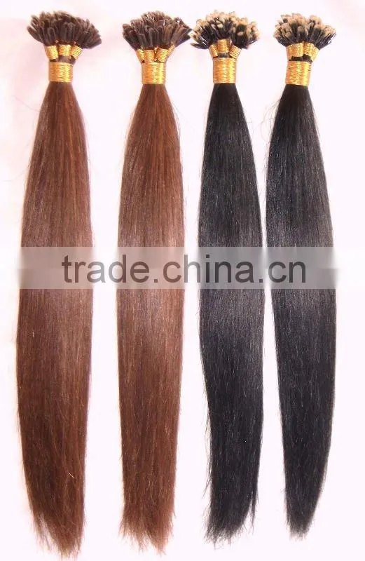 100% Human Hair Wholesale I-tip Hair Extensions 28 inch Straight