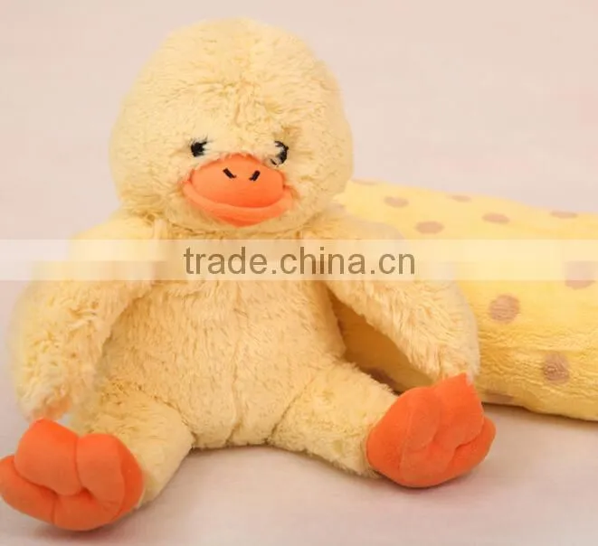 New style soft baby toy stuffed plush toy blanket animal with blanket