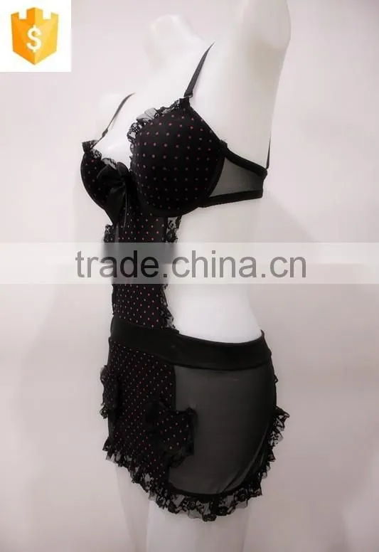extreme hot sexy lingerie , stiff mesh fabric Ladies Sleepwear,baby doll fashion lace open transparent